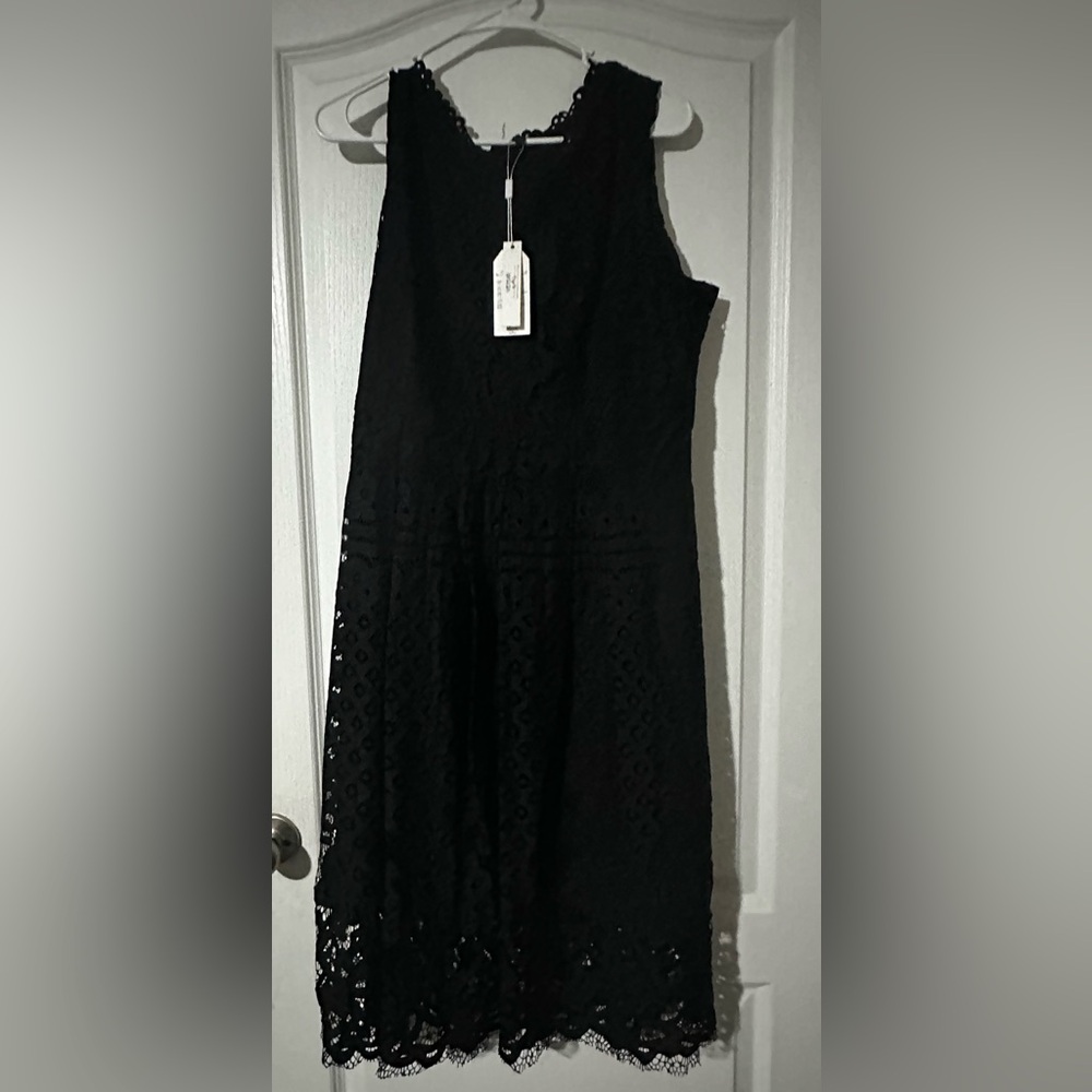Elegant Black Lace Dress